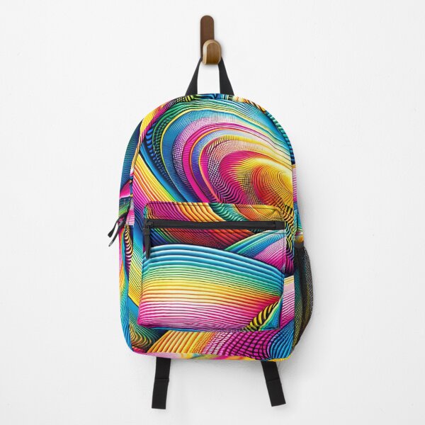 Item preview, Multicolor Psychedelic Moiré Pattern designed and sold by NeatSplash.