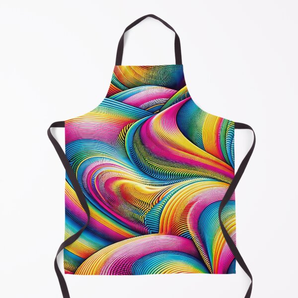 Item preview, Multicolor Psychedelic Moiré Pattern designed and sold by NeatSplash.