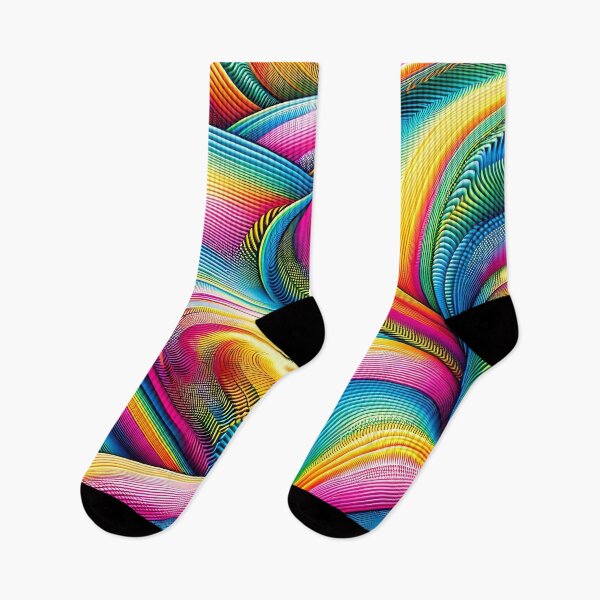 Item preview, Multicolor Psychedelic Moiré Pattern designed and sold by NeatSplash.