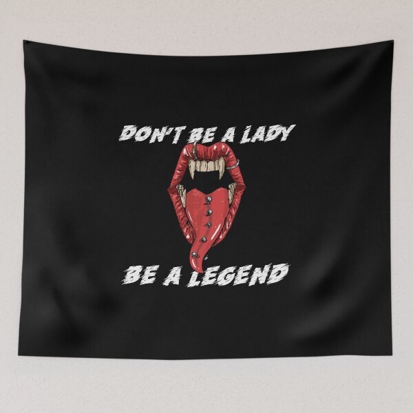 Item preview, Don't Be A Lady Be A Legend Fitted Scoop T-Shirt designed and sold by henes88.