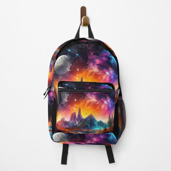 Item preview, Colourful Planet designed and sold by Ai Enchanted Art | Cottagecore • Whimsigoth • Aesthetic Designs.