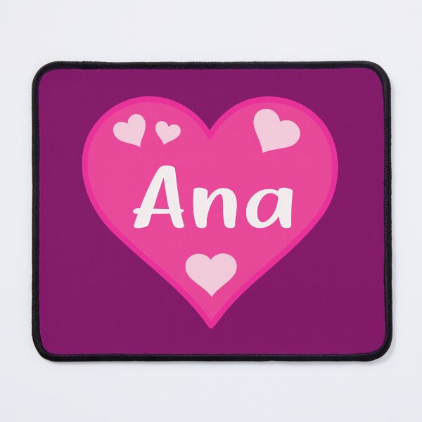 Item preview, Ana Name Pink Heart designed and sold by Jeallan Designs.