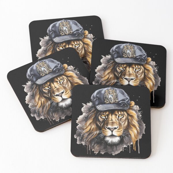 Item preview, Gangster rapper hip hop lion designed and sold by zappwaits.