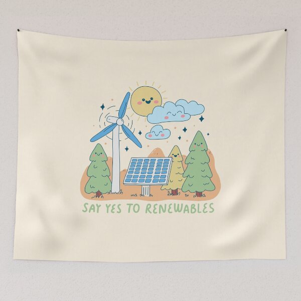 Item preview, Say Yes To Renewables designed and sold by krimons.