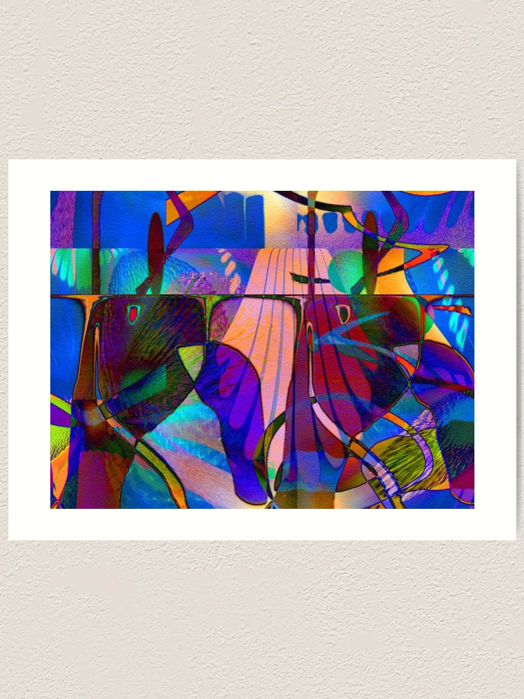 Thumbnail 1 von 3, Kunstdruck, Kiss Kiss designt und verkauft von Elizabeth Austin-Craig.