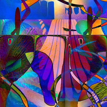 Artwork thumbnail, Kiss Kiss by Elizabeth Austin-Craig
