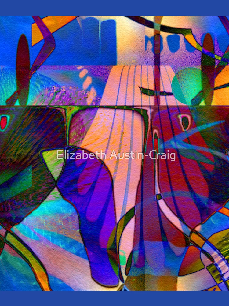 Imagen 6 de 6, Sudadera con capucha y cremallera con la obra Kiss Kiss, diseñada y vendida por Elizabeth Austin-Craig.