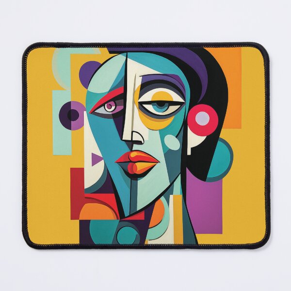 Item preview, Abstract Elegance: Harmonious Cubist Symphony designed and sold by ZedMont.
