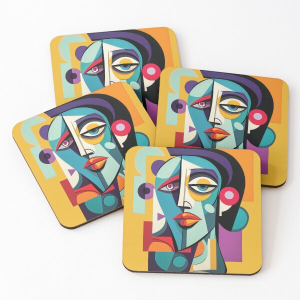 Item preview, Abstract Elegance: Harmonious Cubist Symphony designed and sold by ZedMont.