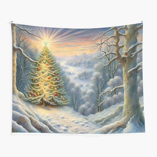 Item preview, Christmas forest designed and sold by FineArtworld7.