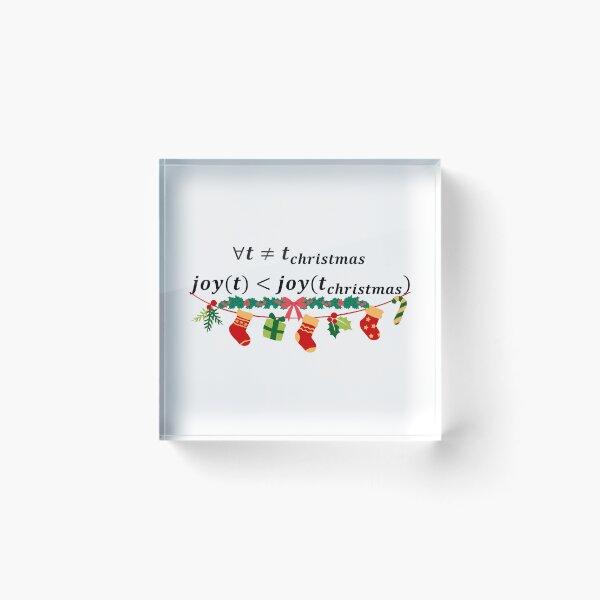 Item preview, Joy in christmas is always greater, math christmas designed and sold by NoetherSym.
