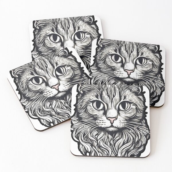 Item preview, kitten cat in pencil drawing designed and sold by artcool-fawzi.