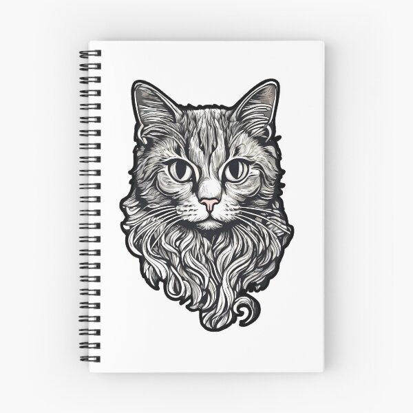 Item preview, kitten cat in pencil drawing designed and sold by artcool-fawzi.