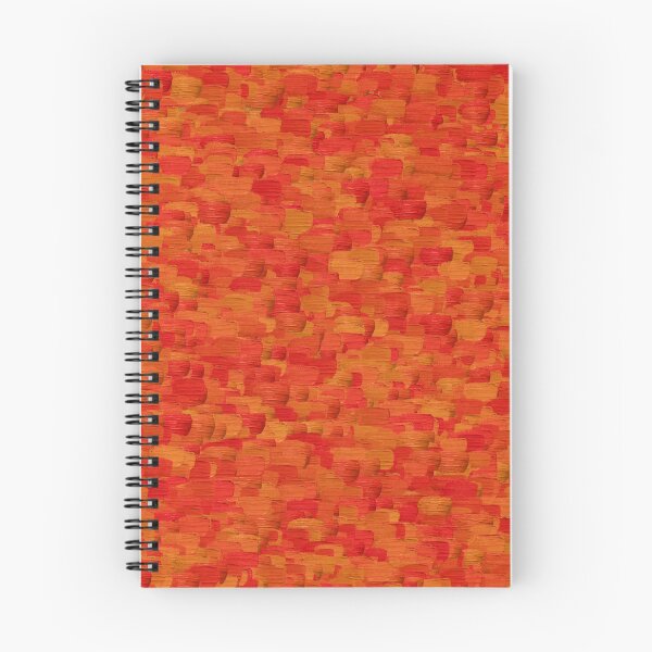 Item preview, mid century modern boho vibrant orange abstract stripes pattern designed and sold by DesignYourWaystore.