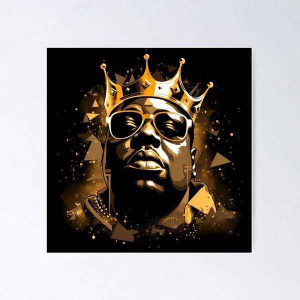 Hip Hop Legend Biggie Smalls Music Art Ready to Hang Wall Art 