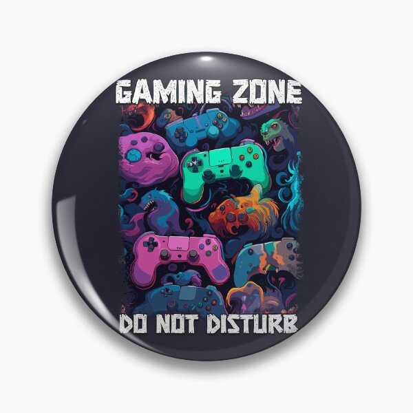 Item preview, Gaming Zone Do Not Disturb funny cool pop art contoller illustration for gamers designed and sold by Naumovski.