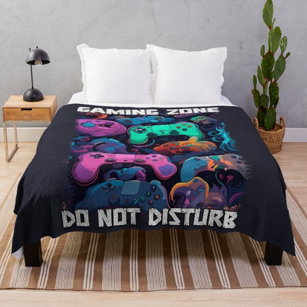 Item preview, Gaming Zone Do Not Disturb funny cool pop art contoller illustration for gamers designed and sold by Naumovski.