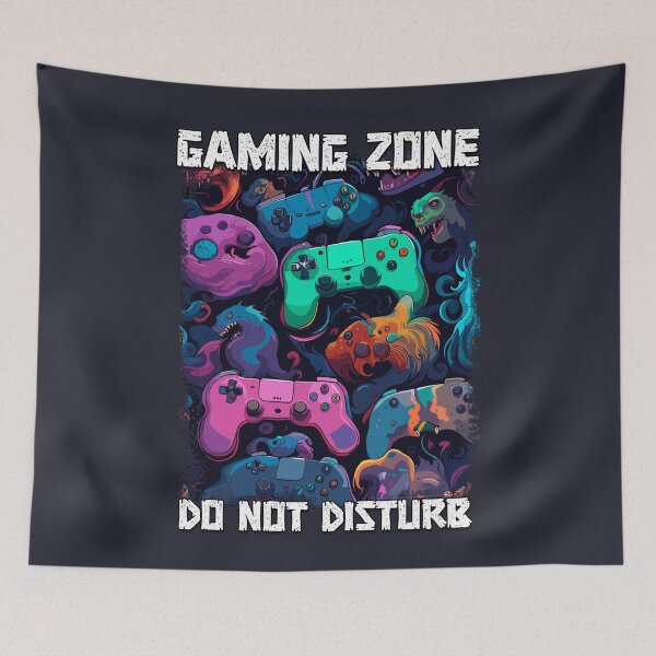 Item preview, Gaming Zone Do Not Disturb funny cool pop art contoller illustration for gamers designed and sold by Naumovski.