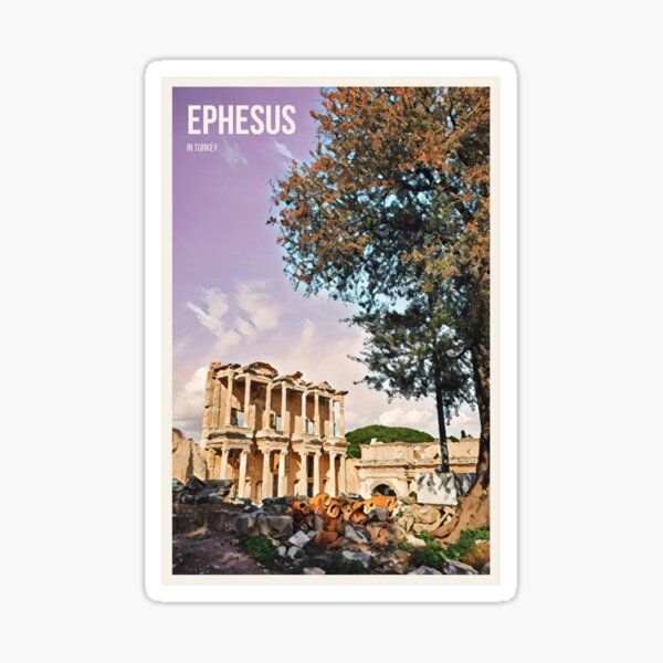 Ephesus, Turkey travel. Sticker