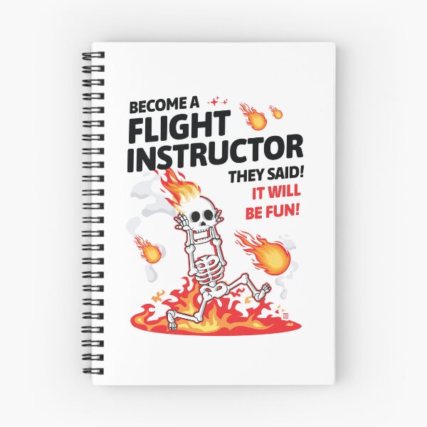 Item preview, Become a Flight Instructor They Said  designed and sold by Uppercase Tees.