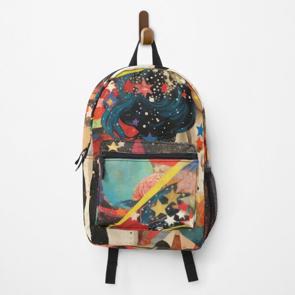 Item preview, Galaxy in My Head Cosmic Collage Art designed and sold by GulDesignCo.