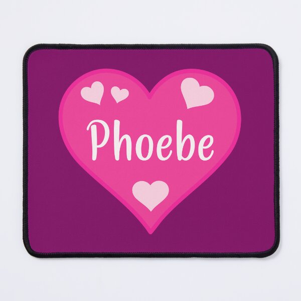 Item preview, Phoebe Name Pink Heart  designed and sold by Jeallan Designs.