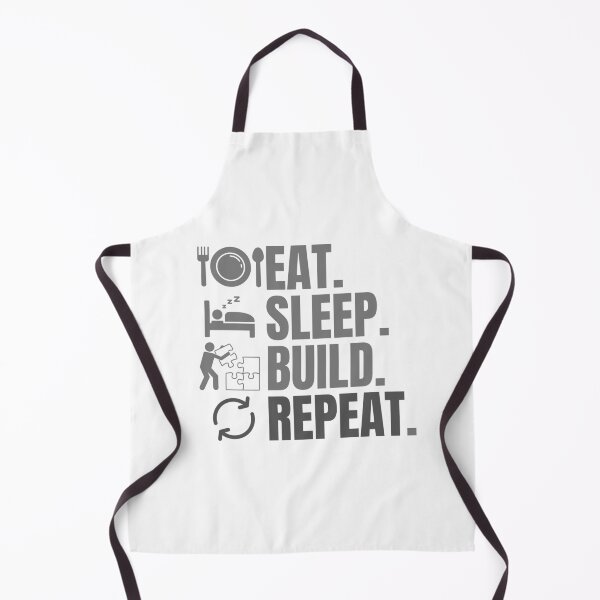 Item preview, Eat sleep build repeat designed and sold by Creativedsigna.