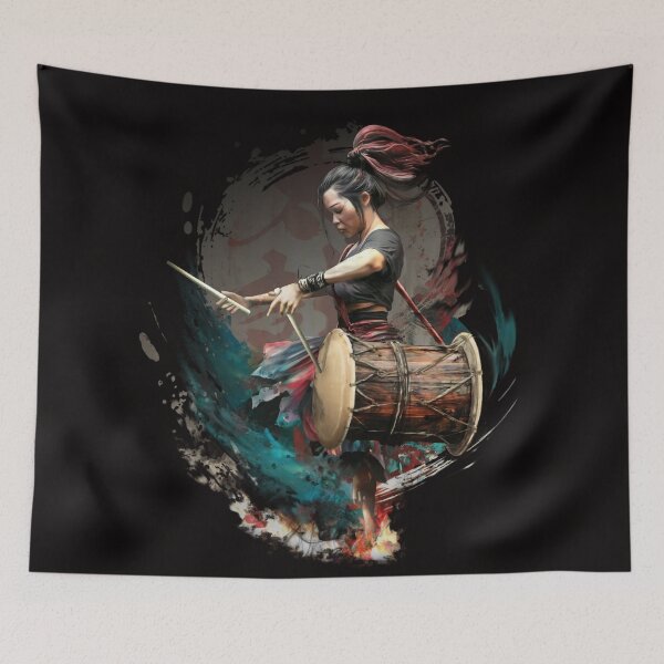 Item preview, Taiko Player in Visual & Rhythmic Dance designed and sold by stateofhuman.