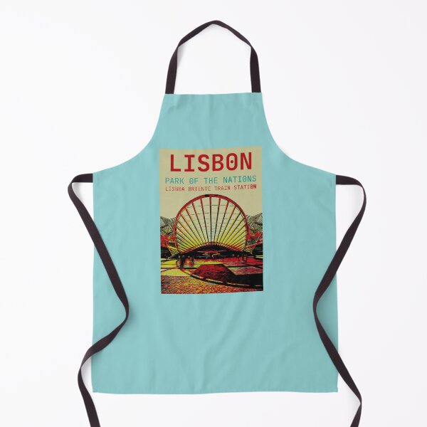 Item preview, Lisbon Nations Park Skyline Art Print designed and sold by Lemomo-artworks.