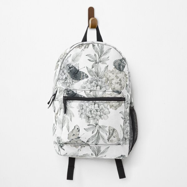 Item preview, Watercolor pattern with hydrangea and butterflies designed and sold by tapilipa.