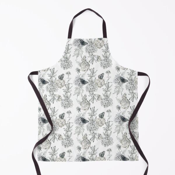 Item preview, Watercolor pattern with hydrangea and butterflies designed and sold by tapilipa.