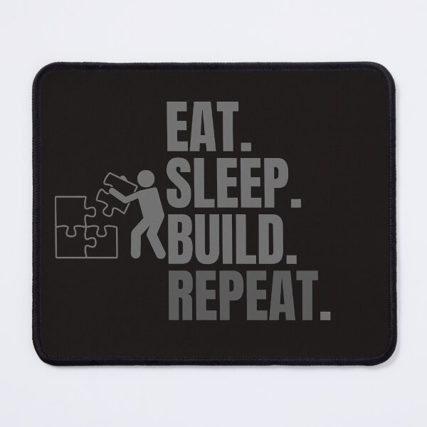 Item preview, Eat sleep build repeat designed and sold by Creativedsigna.