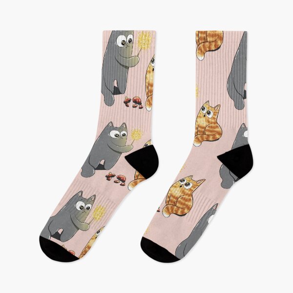 Item preview, Christmas Sparkler Kitties Print designed and sold by Julia Sol.