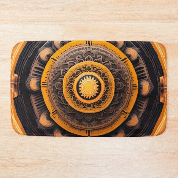 Item preview, Fiery Frost Mandala - Bohemian Floral Pattern designed and sold by SpiritualManda.