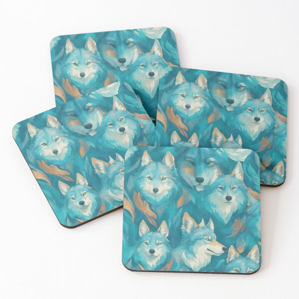 Item preview, Wolf Watercolored Abstract Animals designed and sold by LynZorHome.