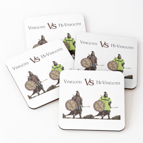 Item preview, Funny History: Visigoths vs Hi-Visigoths designed and sold by bullshirter.