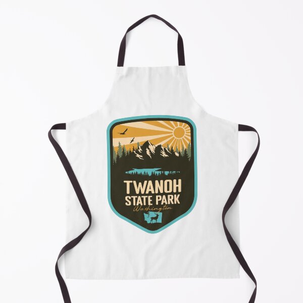 Item preview, Twanoh State Park Washington - WA Retro Badge Forest and Wilderness designed and sold by mountainfad.