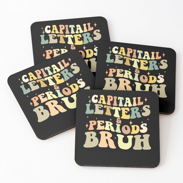 Item preview, Capital Letters And Periods Bruh designed and sold by AdelDa19.