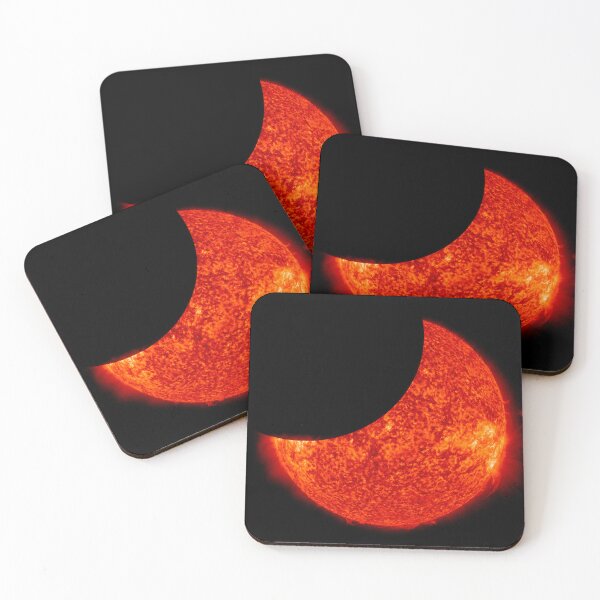 Item preview, STK204355S-A partial solar eclipse from space. designed and sold by StocktrekImages.