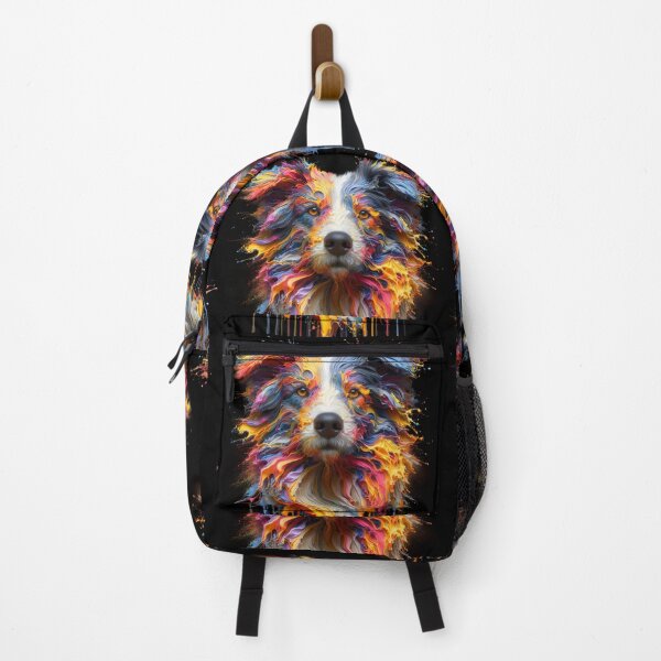 Item preview, Border Collie Paint Splat Portrait  designed and sold by fatbanana.