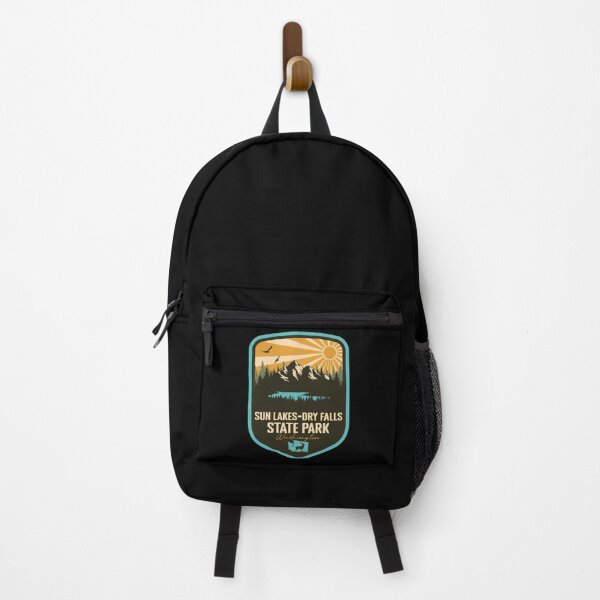 Item preview, Sun Lakes-Dry Falls State Park Washington - WA Retro Badge Forest and Wilderness  designed and sold by mountainfad.