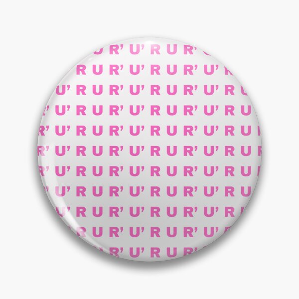 Item preview, Copy of Rubik's Cube Algorithms - R U R' U' (pink) designed and sold by CowJez.