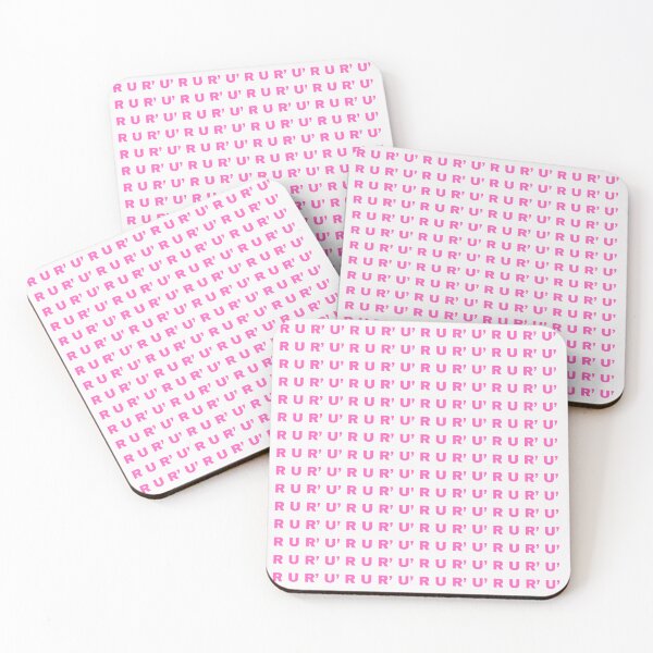 Item preview, Copy of Rubik's Cube Algorithms - R U R' U' (pink) designed and sold by CowJez.
