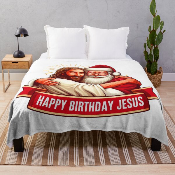 Item preview, Happy Birthday Jesus designed and sold by plushism.
