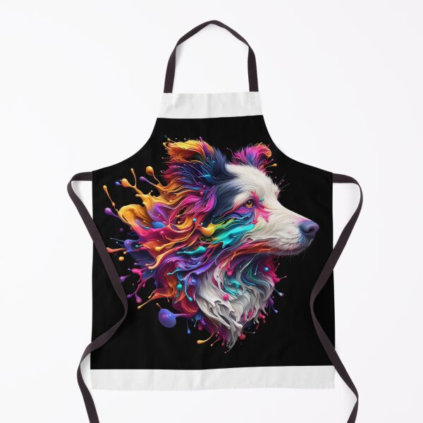 Item preview, Border Collie Paint Splat Art designed and sold by fatbanana.