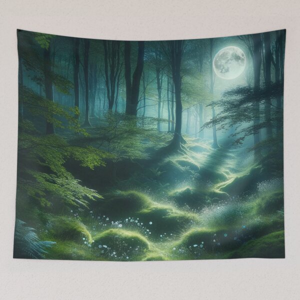 Item preview, Night Splendor: A Moonlight in the Enchanted Forest designed and sold by masquetea.