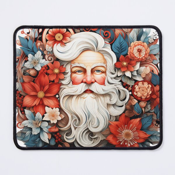 Item preview, Santa Mandala Magic - Festive Sticker for Christmas Joy designed and sold by SlayerOfKings.