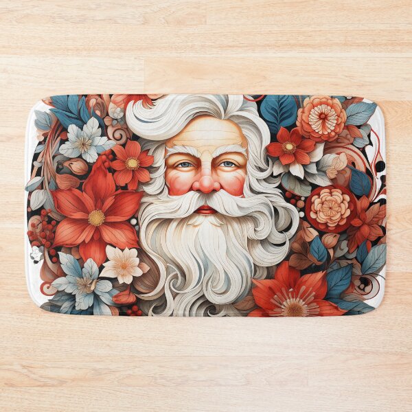 Item preview, Santa Mandala Magic - Festive Sticker for Christmas Joy designed and sold by SlayerOfKings.