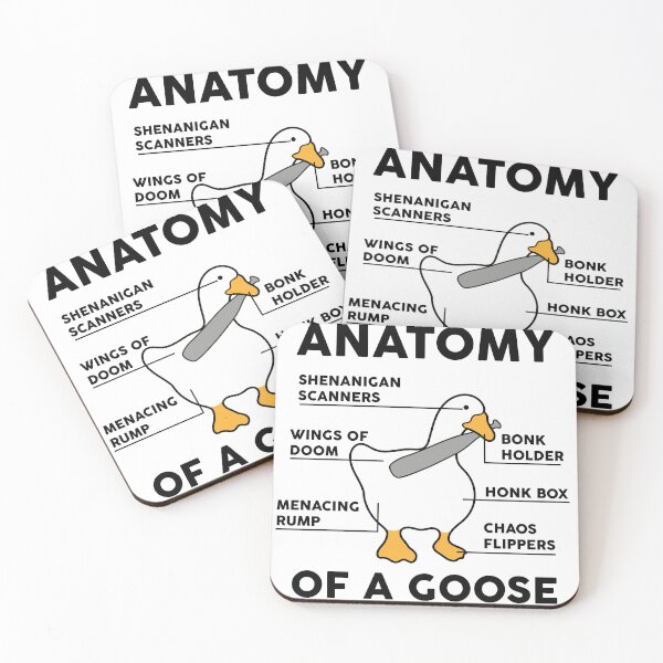 Item preview, Anatomy of A Goose Meme Funny Goose Lovers designed and sold by LounisArt.