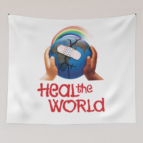 Item preview, Heal the World (rainbow globe) designed and sold by SWG Mixes & Merchandise.